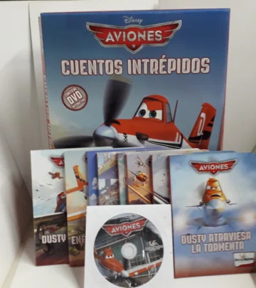 Cuentos Intrépidos de Aviones (8 tomos + Dvd/Cd interactivo)