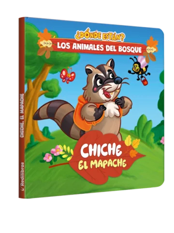 ¿Dónde están? los animales del bosque - Chiche, el mapache