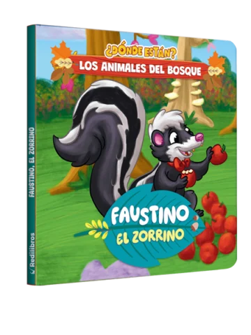 ¿Dónde están? los animales del bosque - Faustino, el zorrino