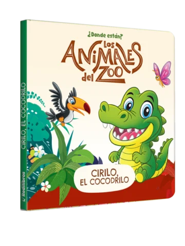 ¿Dónde están? los animales del zoo - Cirilo, el cocodrilo