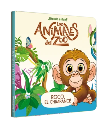 ¿Dónde están? los animales del zoo - Roco, el chimpancé