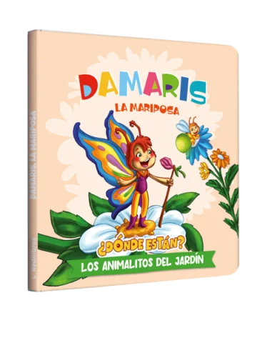 ¿Dónde están? los animalitos del jardín - Damaris, la mariposa