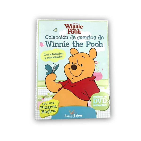 Colección de cuentos de Winnie the Pooh (8 tomos + Dvd interactivo + pizarra mágica)